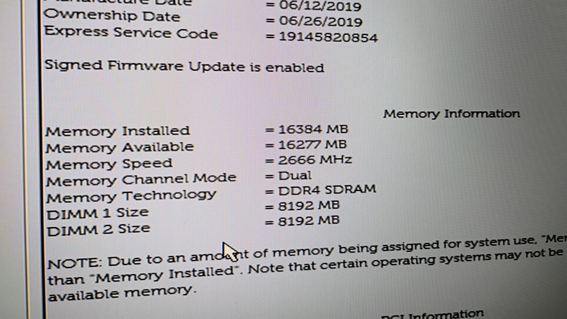 Check BIOS settings