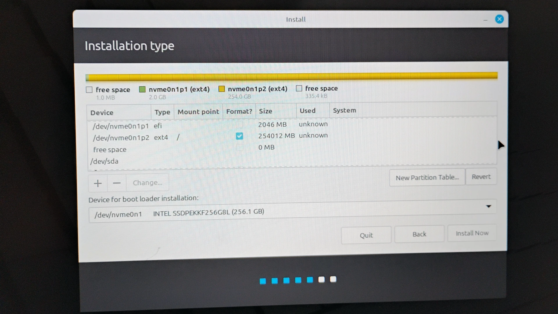 Partitioning two drives